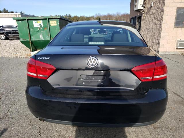 1VWAP7A39DC049698 - 2013 VOLKSWAGEN PASSAT S BLACK photo 6