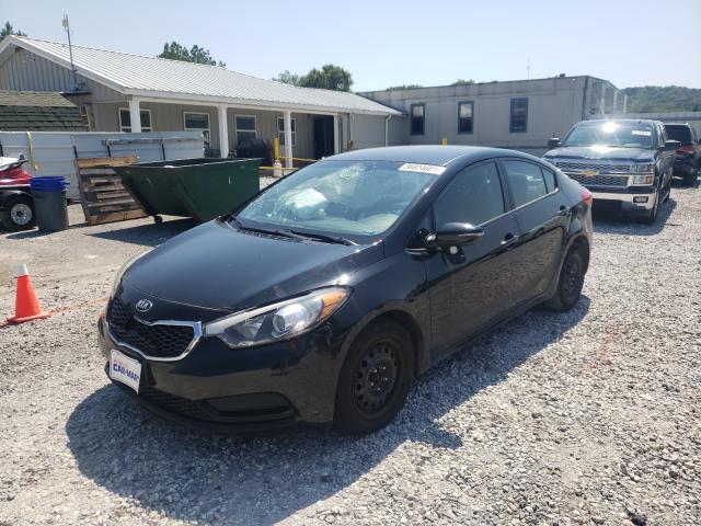 KNAFX4A60F5347997 - 2015 KIA FORTE LX BLACK photo 2