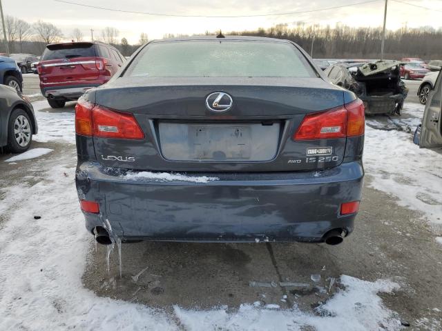 JTHCK262985025889 - 2008 LEXUS IS 250 BLACK photo 6