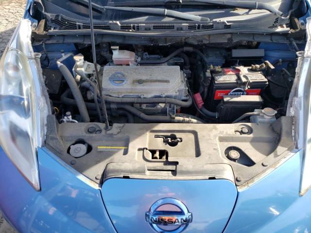 JN1AZ0CP0BT002595 - 2011 NISSAN LEAF SV BLUE photo 11