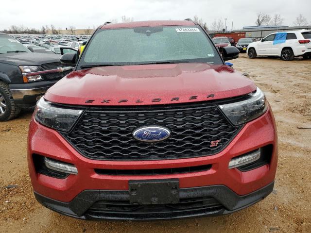 1FM5K8GC4LGA07331 - 2020 FORD EXPLORER ST RED photo 5