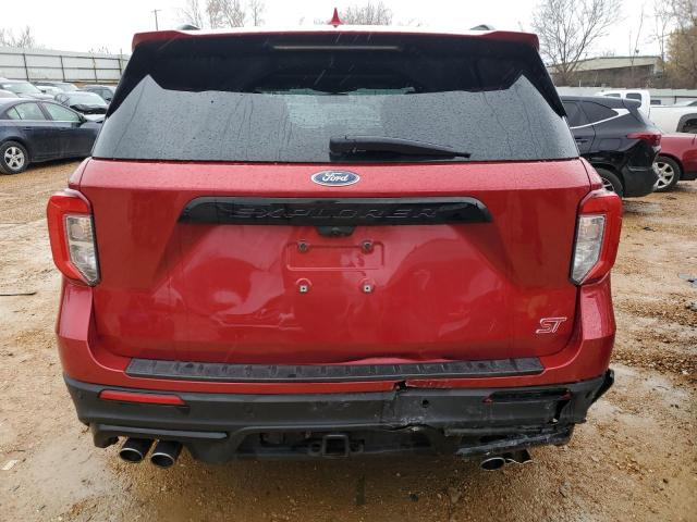 1FM5K8GC4LGA07331 - 2020 FORD EXPLORER ST RED photo 6