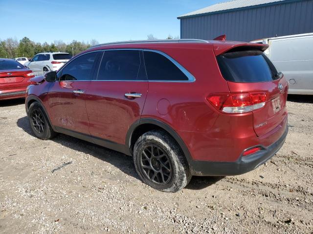 5XYPG4A39GG035456 - 2016 KIA SORENTO LX RED photo 2