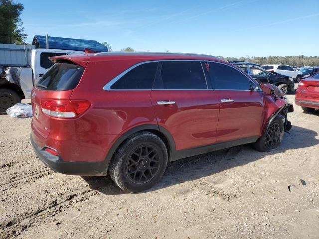 5XYPG4A39GG035456 - 2016 KIA SORENTO LX RED photo 3