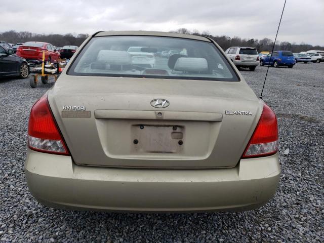 KMHDN45D13U598050 - 2003 HYUNDAI ELANTRA GLS GOLD photo 6