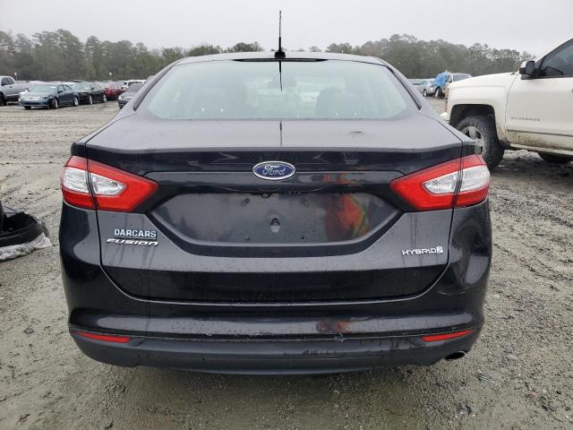 3FA6P0UU3FR157765 - 2015 FORD FUSION S HYBRID BLACK photo 6