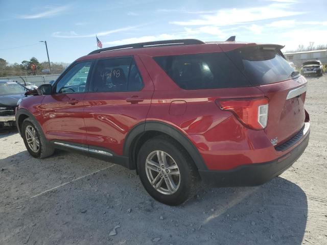 1FMSK7DH2MGA77084 - 2021 FORD EXPLORER XLT RED photo 2