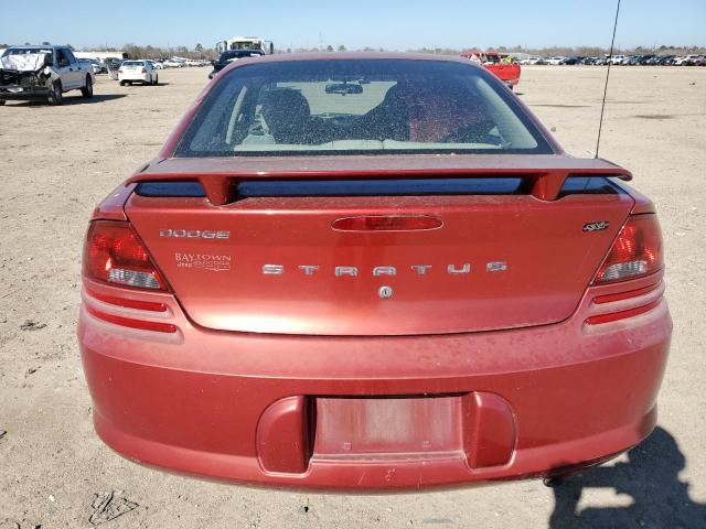 1B3EL46X16N241037 - 2006 DODGE STRATUS SXT RED photo 6