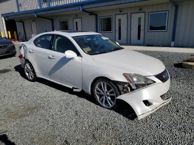 JTHBK262072035190 - 2007 LEXUS IS 250 WHITE photo 4