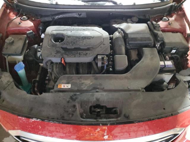 5NPE24AF0HH449350 - 2017 HYUNDAI SONATA SE RED photo 11