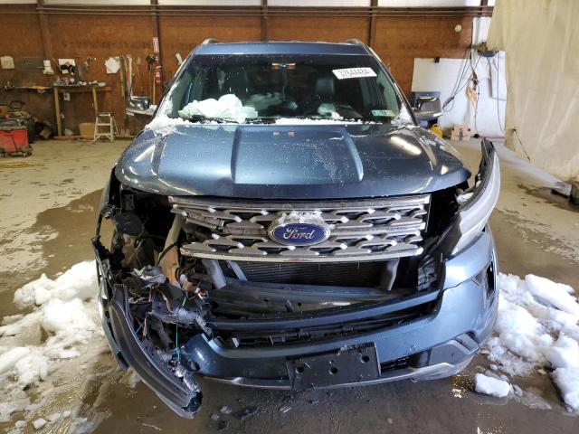 1FM5K8D80JGA75557 - 2018 FORD EXPLORER XLT BLUE photo 5