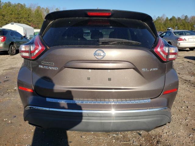 5N1AZ2MH5FN287848 - 2015 NISSAN MURANO S BROWN photo 6