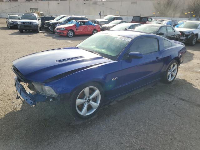 1ZVBP8CF0E5260411 - 2014 FORD MUSTANG GT BLUE photo 1