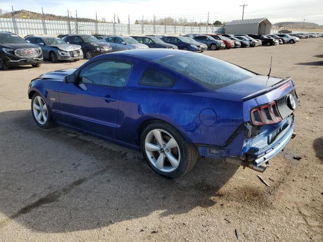 1ZVBP8CF0E5260411 - 2014 FORD MUSTANG GT BLUE photo 2