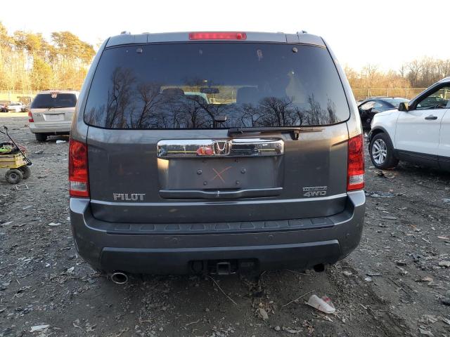 5FNYF4H99BB029626 - 2011 HONDA PILOT TOURING GRAY photo 6