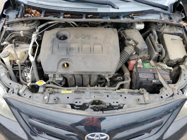 2T1BU4EE4DC004041 - 2013 TOYOTA COROLLA BASE BLACK photo 11
