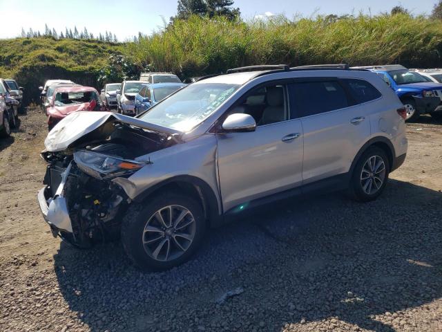 KM8SN4HF8HU174974 - 2017 HYUNDAI SANTA FE SE SILVER photo 1