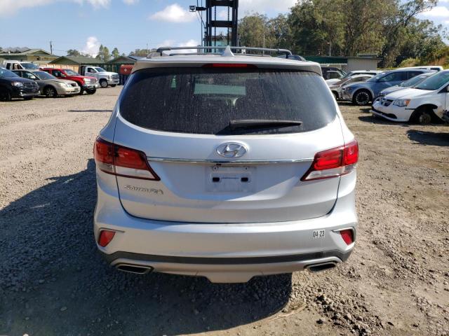 KM8SN4HF8HU174974 - 2017 HYUNDAI SANTA FE SE SILVER photo 6