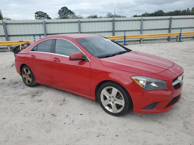 WDDSJ4EB4FN187865 - 2015 MERCEDES-BENZ CLA 250 RED photo 4