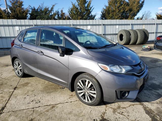 3HGGK5G8XFM755214 - 2015 HONDA FIT EX GRAY photo 4