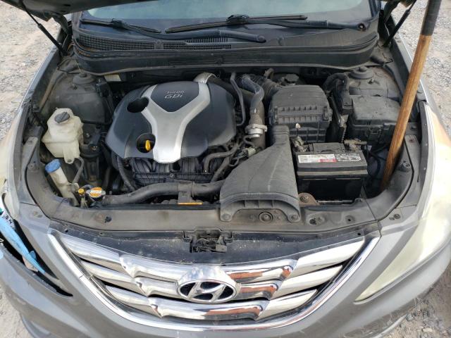 5NPEC4AB0CH386379 - 2012 HYUNDAI SONATA SE GRAY photo 11