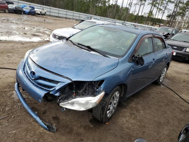 5YFBU4EE1CP058444 - 2012 TOYOTA COROLLA BASE BLUE photo 1