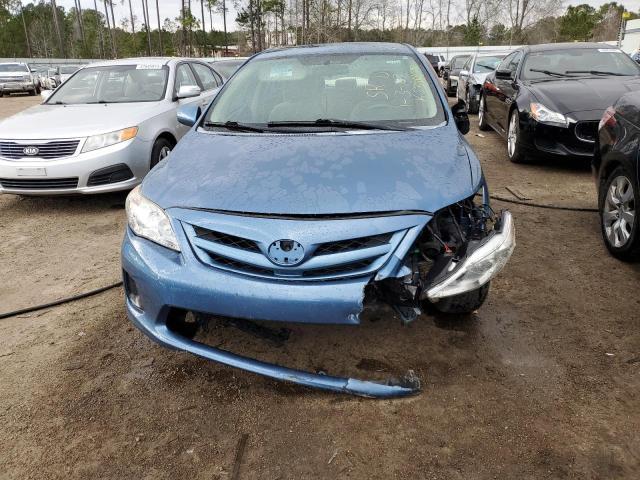 5YFBU4EE1CP058444 - 2012 TOYOTA COROLLA BASE BLUE photo 5