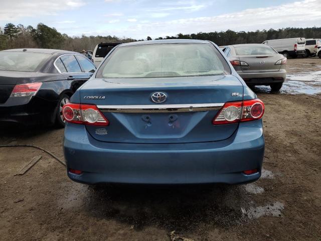 5YFBU4EE1CP058444 - 2012 TOYOTA COROLLA BASE BLUE photo 6