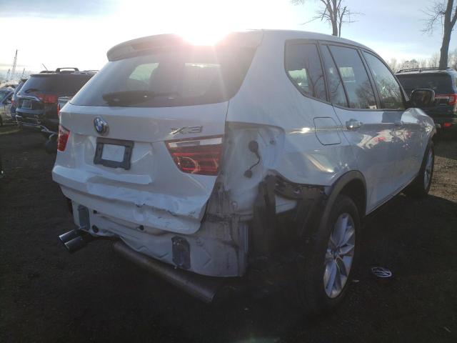 5UXWX9C57E0D27389 - 2014 BMW X3 XDRIVE28I WHITE photo 3