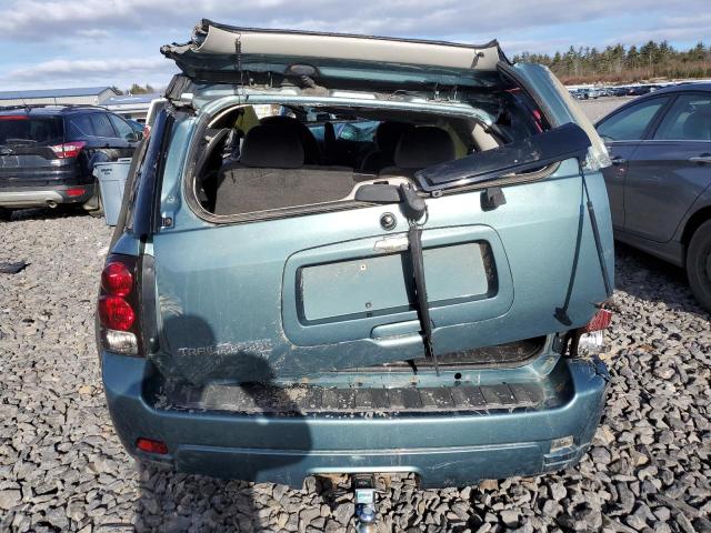 1GNDT33S092100745 - 2009 CHEVROLET TRAILBLAZE LT TEAL photo 6