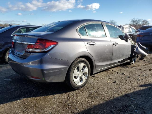 19XFB2F59FE246337 - 2015 HONDA CIVIC LX GRAY photo 3