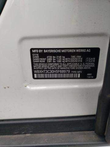 WBXHT3C30H5F68979 - 2017 BMW X1 XDRIVE28I Белый фото 14