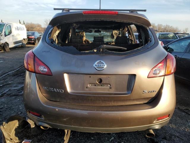 JN8AZ18W59W114339 - 2009 NISSAN MURANO S BROWN photo 6