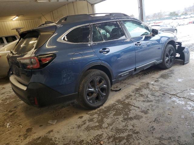 4S4BTGLD2M3126481 - 2021 SUBARU OUTBACK ONYX EDITION XT BLUE photo 3