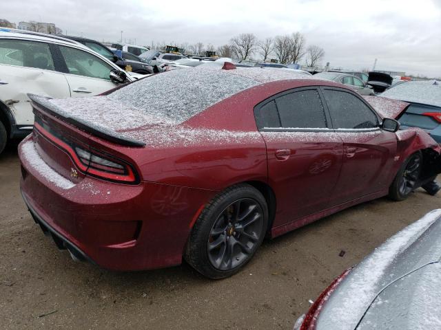 2C3CDXGJ3LH207558 - 2020 DODGE CHARGER SCAT PACK BURGUNDY photo 3