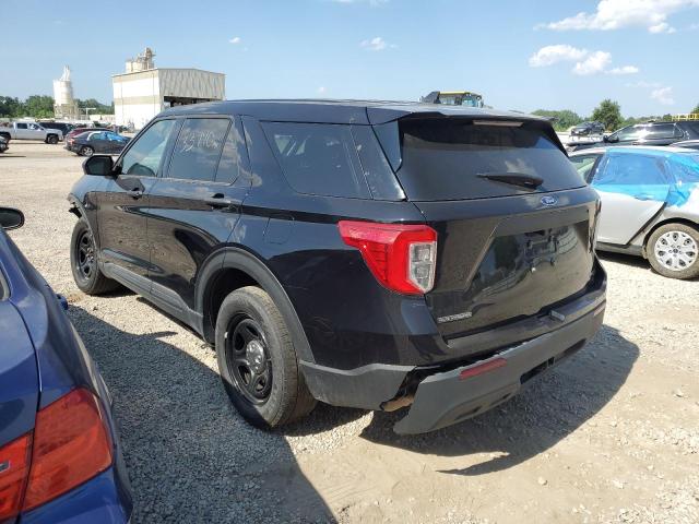 1FM5K8AB5MGA87370 - 2021 FORD EXPLORER POLICE INTERCEPTOR BLACK photo 2