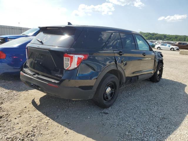 1FM5K8AB5MGA87370 - 2021 FORD EXPLORER POLICE INTERCEPTOR BLACK photo 3