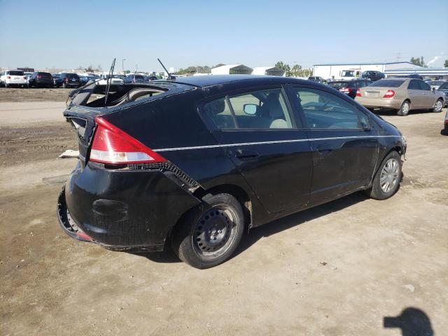 JHMZE2H51AS034974 - 2010 HONDA INSIGHT LX BLACK photo 3