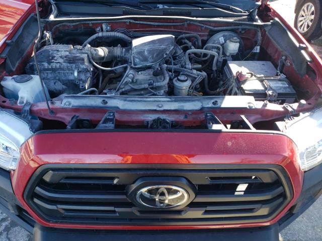 5TFRX5GN3KX141267 - 2019 TOYOTA TACOMA ACCESS CAB RED photo 11