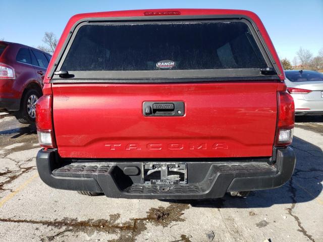 5TFRX5GN3KX141267 - 2019 TOYOTA TACOMA ACCESS CAB RED photo 6