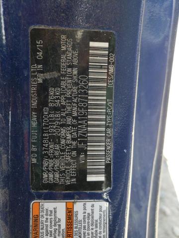 JF1ZNAA19F8713260 - 2015 TOYOTA SCION 蓝色 照片 10