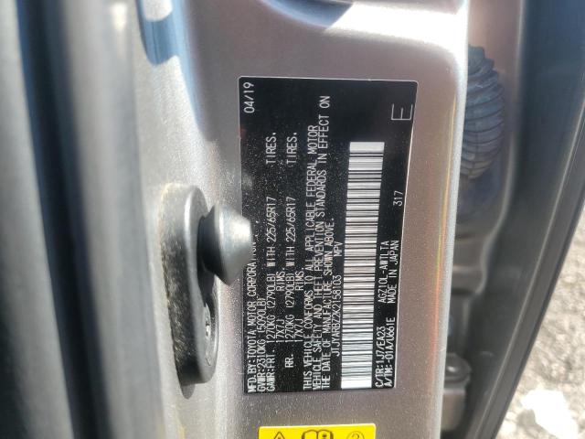 JTJYARBZ2K2158103 - 2019 LEXUS NX 300 BASE 银色 照片 12