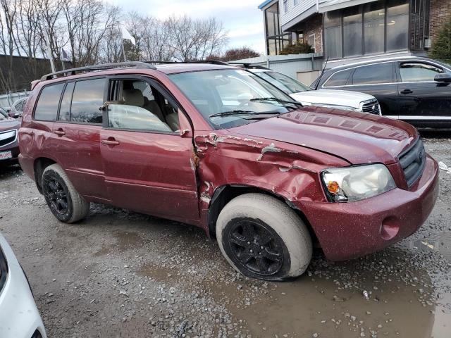 JTEEP21A670211617 - 2007 TOYOTA HIGHLANDER SPORT BURGUNDY photo 4