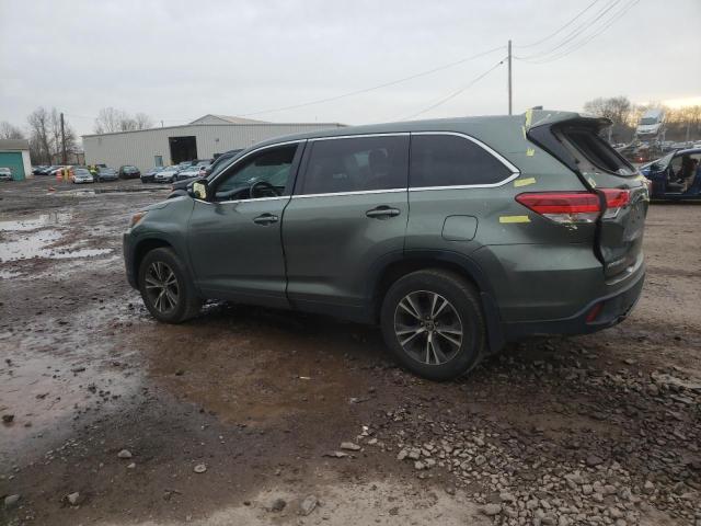 5TDBZRFH7KS971139 - 2019 TOYOTA HIGHLANDER LE GREEN photo 2