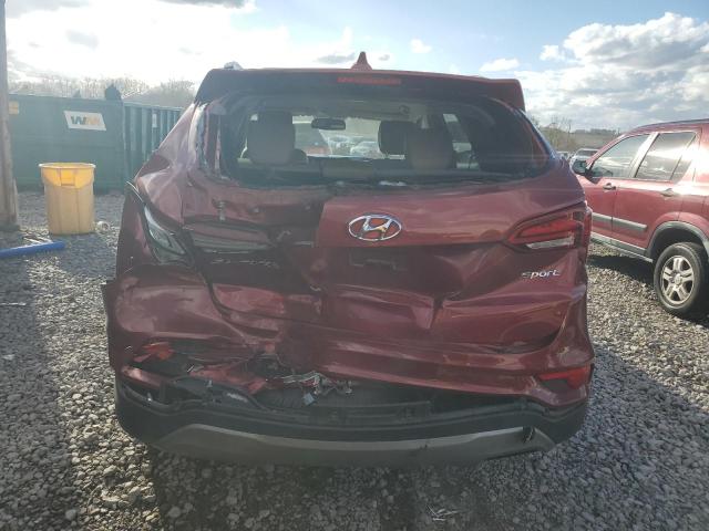 5XYZU3LB3HG401753 - 2017 HYUNDAI SANTA FE S RED photo 6