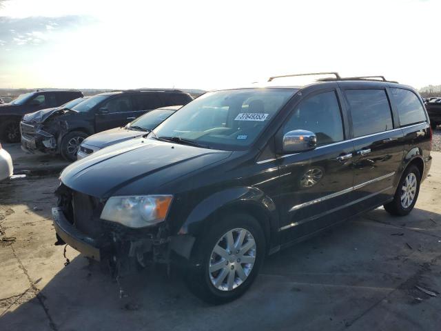 2C4RC1CG7CR233140 - 2012 CHRYSLER TOWN & COU TOURING L BLACK photo 1