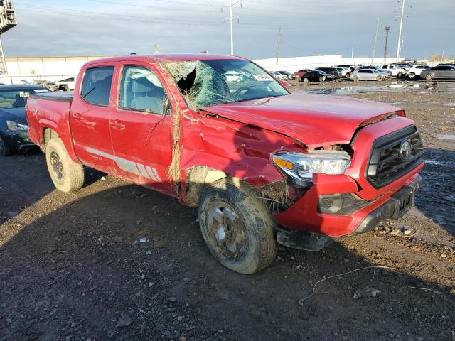 3TMCZ5AN4LM312561 - 2020 TOYOTA TACOMA DOUBLE CAB RED photo 4