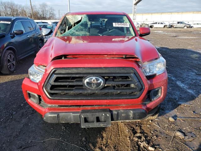 3TMCZ5AN4LM312561 - 2020 TOYOTA TACOMA DOUBLE CAB RED photo 5