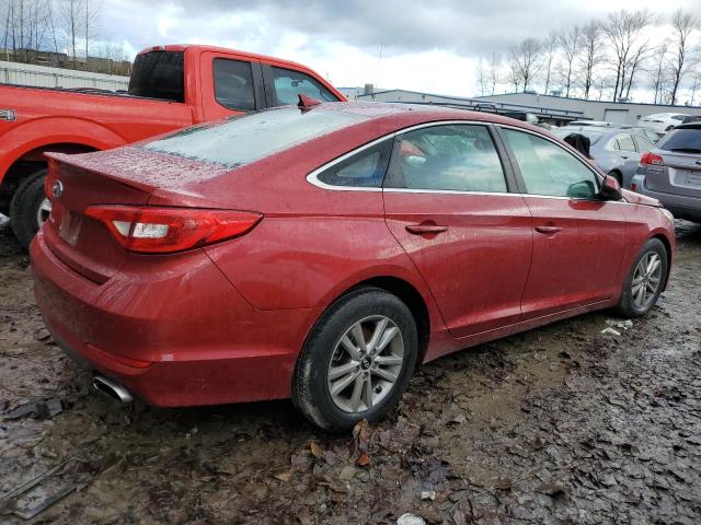 5NPE24AF8GH296151 - 2016 HYUNDAI SONATA SE BURGUNDY photo 3