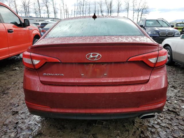 5NPE24AF8GH296151 - 2016 HYUNDAI SONATA SE BURGUNDY photo 6